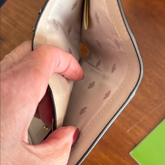 Kate Spade Metallic Gold Zip Wallet - Picture 5 of 7